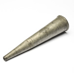 three quarter view of ear trumpet