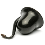 three quarter view of ear trumpet