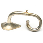 three quarter view of ear trumpet