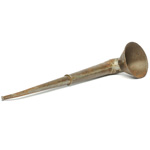 three quarter view of ear trumpet