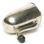 three quarter view of ear trumpet