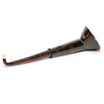 three quarter view of ear trumpet