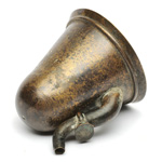 three quarter view of ear trumpet