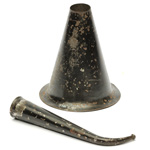detail view of ear trumpet