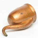 three quarter view of ear trumpet