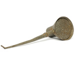 three quarter view of ear trumpet