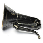 detail view of ear trumpet