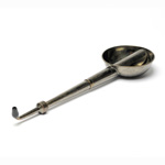 three quarter view of ear trumpet