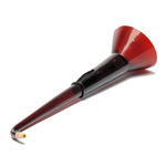 three quarter view of ear trumpet