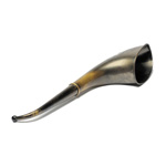 three quarter view of ear trumpet