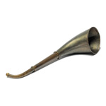 three quarter view of ear trumpet