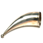 three quarter view of ear trumpet