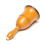 three quarter view of ear trumpet
