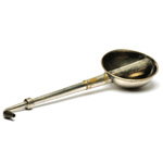 three quarter view of ear trumpet