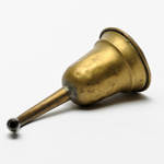 three quarter view of ear trumpet