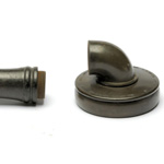 three quarter view of ear trumpet