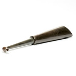 three quarter view of ear trumpet