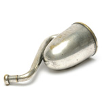 three quarter view of ear trumpet
