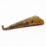 three quarter view of ear trumpet