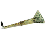 three quarter view of ear trumpet