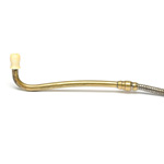 three quarter view of ear trumpet
