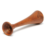 three quarter view of ear trumpet