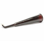 three quarter view of ear trumpet