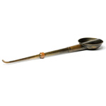 three quarter view of ear trumpet