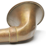 marks view of ear trumpet