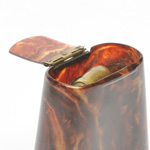 marks view of ear trumpet