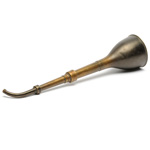 three quarter view of ear trumpet