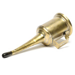 three quarter view of ear trumpet