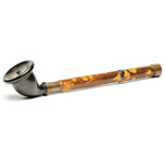 three quarter view of ear trumpet