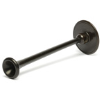 three quarter view of ear trumpet