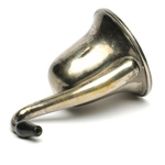 three quarter view of ear trumpet