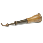 three quarter view of ear trumpet