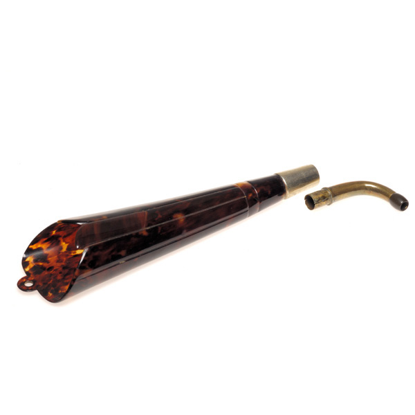 picture shows tragus ear trumpet @ EarTrumpets.com