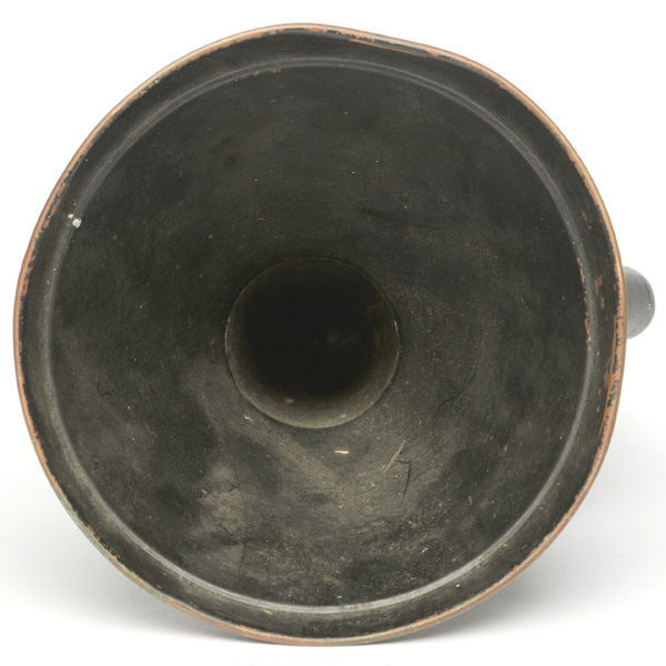 picture shows folded ear trumpet @ EarTrumpets.com