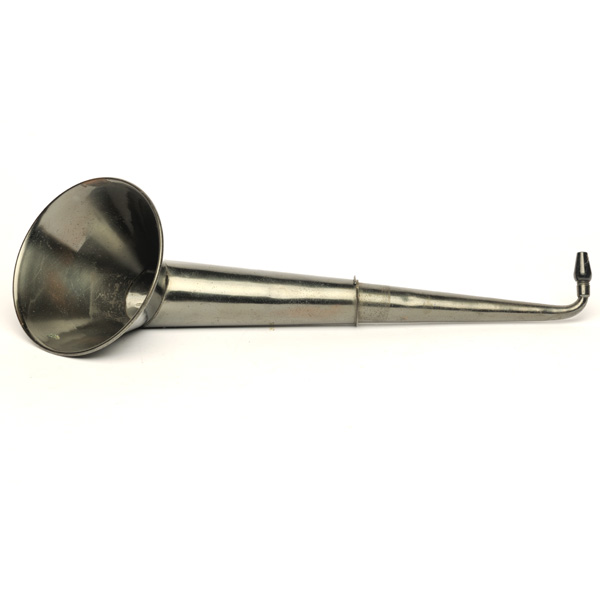 picture shows telescopic 2 pc ear trumpet @ EarTrumpets.com