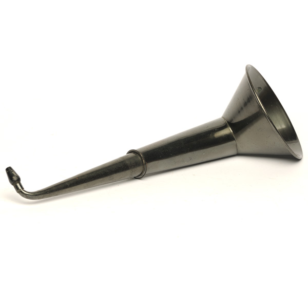 picture shows telescopic 2 pc ear trumpet @ EarTrumpets.com
