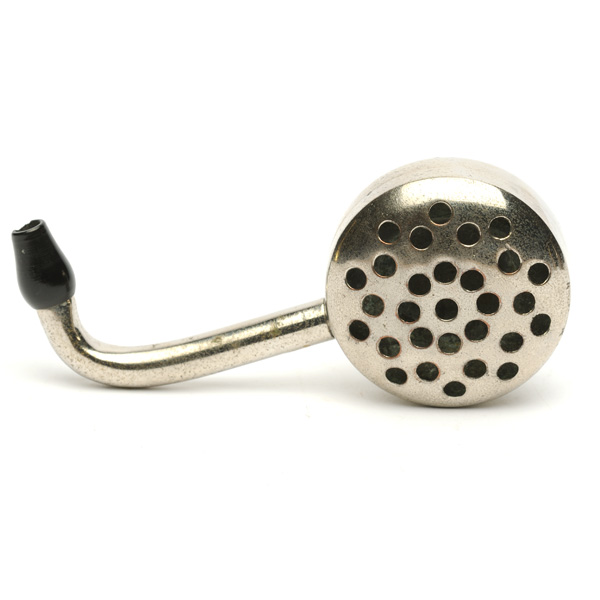 picture shows one piece ear trumpet @ EarTrumpets.com