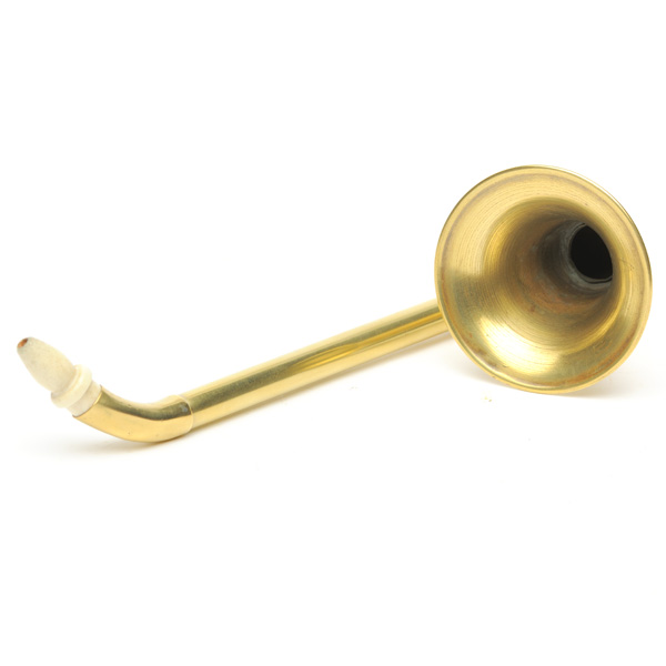 picture shows one piece ear trumpet @ EarTrumpets.com