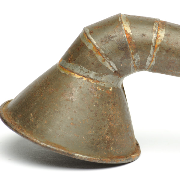 picture shows one piece ear trumpet @ EarTrumpets.com