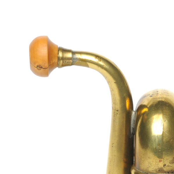 picture shows folded ear trumpet @ EarTrumpets.com