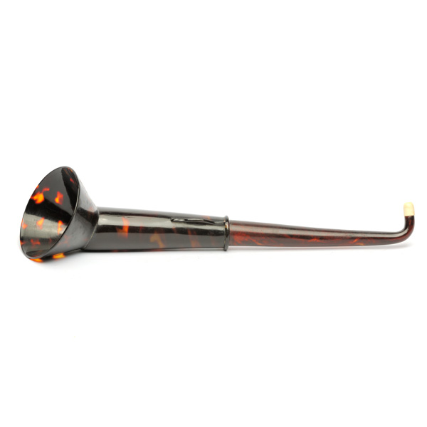 picture shows telescopic 2 pc ear trumpet @ EarTrumpets.com