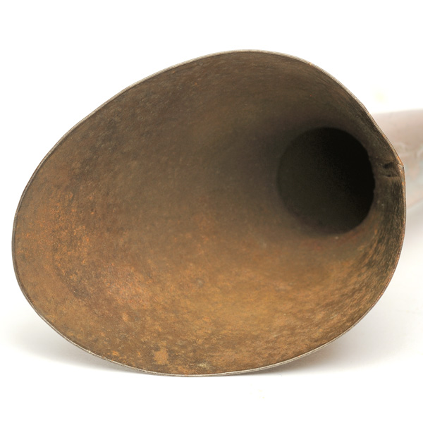 picture shows one piece ear trumpet @ EarTrumpets.com