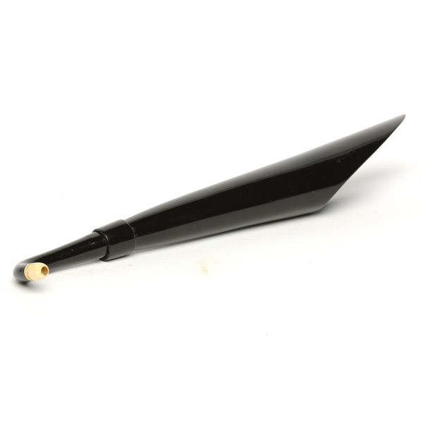 picture shows one piece ear trumpet @ EarTrumpets.com