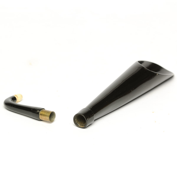 picture shows one piece ear trumpet @ EarTrumpets.com