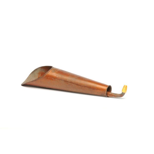 picture shows telescopic 2 pc ear trumpet @ EarTrumpets.com