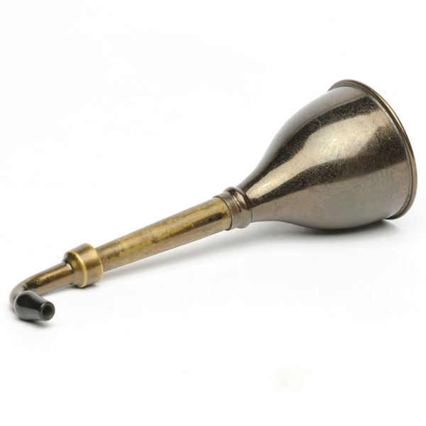 picture shows telescopic 2 pc ear trumpet @ EarTrumpets.com